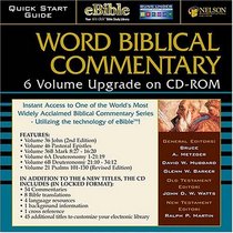 The WBC 6-Volume Upgrade CD-ROM: Powered by eBible!