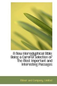 A New Hieroglyphical Bible: Being a Careful Selection of the Most Important and Interesting Passages