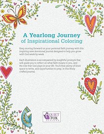 My Faith Journey: 52 Week Guided Devotional with Scripture (Quiet Fox Designs) Lined Journal Filled with Spiritual Activities, Ready-to-Color Drawings, Uplifting Messages, & Insightful Prompts