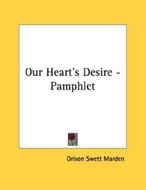 Our Heart's Desire - Pamphlet