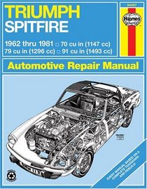 Haynes Repair Manuals: Triumph Spitfire 1962-1981