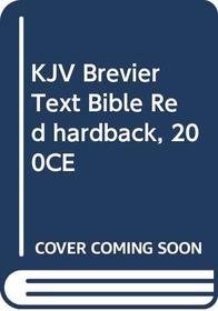 KJV Brevier Text Bible Red hardback, 200CE