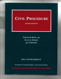 Civil Procedure, 2011 Supplement
