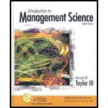 Introduction to Management Science and Student CD Package, Eighth Edition