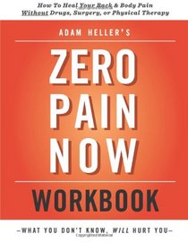 Adam Heller's Zero Pain Now Workbook