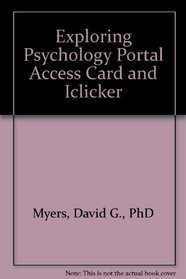 Exploring Psychology Portal Access Card and iClicker
