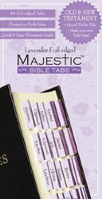 Majestic Bible Tabs, Lavender (Majestic Bible Tabs)