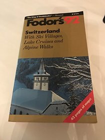 FODOR-SWITZERLAND '92 (Gold guides)