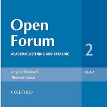 Open Forum 2 Audio CD: Academic Listening and Speaking