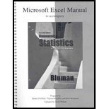 Elementary Statistics Excel MANUAL for Office 2000