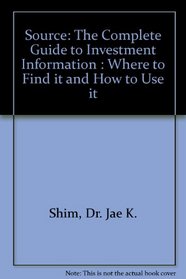 Source: The Complete Guide to Investment Information, Where to Find It and How to Use It