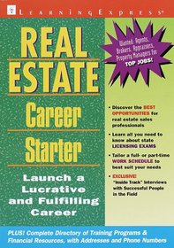 Real Estate Career Starter: Launch a Lucrative and Fulfilling Career (Career Starters)