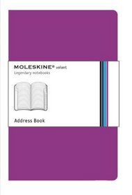 Moleskine Volant Address Book Pink Large (Moleskine Legendary Notebooks)