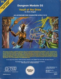 Vault of the Drow (Advanced Dungeons  Dragons module D3)