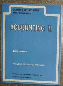 Schaum's Outline of Theory and Problems of Principles of Accounting: Pt. 2 (Schaum's Outline Series)