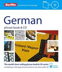 Berlitz German Phrase Book and CD (Phrase Book & CD)
