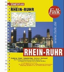 Stadteatlas Grossraum Rhein-Ruhr: Massstab 1:20.000 (Falk plan) (German Edition)