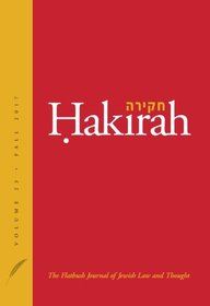 Hakirah: The Flatbush Journal of Jewish Law and Thought (Volume 23)