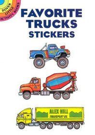 Favorite Trucks Stickers (Dover Little Activity Books)