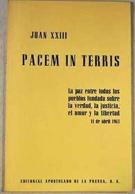 Peace on Earth Encyclical Letter Pacem in Terris
