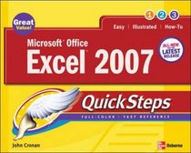 Microsoft Office Excel 2007 QuickSteps (Quicksteps)