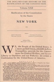 Documentary History of the Ratification of the Constitution, Vol. 22 (Ratification of the Constitution)