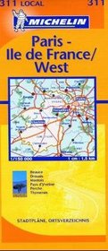 Michelin Eure-Et-Loir, Paris, Yvelines: Includes Plans for Chartres, Versailles (Michelin Local France Maps)