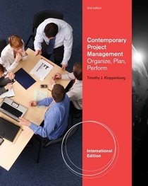 Project Management Contemporary Approach