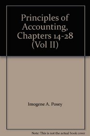 Principles of Accounting, Chapters 14-28 (Vol II)