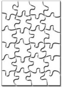 Rectangle Blank Puzzle (12-pack)