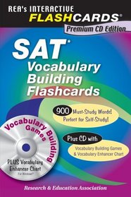 SAT Vocabulary Building Flashcard Book w/ CD-ROM (REA) (Flash Card Books)