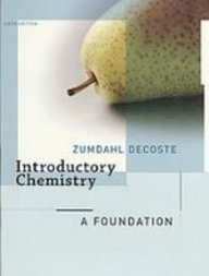 Zumdahl Introductory Chemistry: A Foundation Plus Study Guide Plusstudent Solutions Manual Sixth Edition