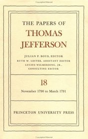 The Papers of Thomas Jefferson, Vol. 20: April 1791-August 1791
