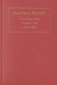 Partisan Review: Cumulative Index Volumes 1-66, 1934-1999 (Ams Studies in Modern Literature) (v. 1)