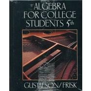 Algebra for College Students with Study Guide Sampler, 5th