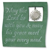 May the Lord Be with You Plaque with Sun Ornament
