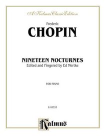 Chopin Mertke Nocturnes (Kalmus Classic Edition)