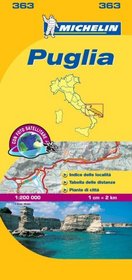 Puglia and Basilicata (Michelin Regional Maps)