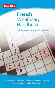 French Vocabulary Handbook (Handbooks) (English and French Edition)