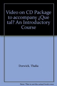 Video on CD Package to accompany Que tal? An Introductory Course