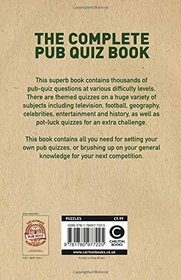 The Complete Pub Quiz Night Book: More than 10,000 Questions