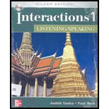 Interactions I : List. and Speak - With Audio CD