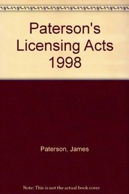 Paterson's Licensing Acts 1998