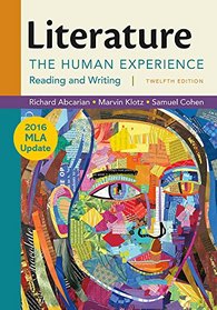 Literature: The Human Experience with 2016 MLA Update