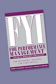 FYI For Performance Management: For Managers, Coaches, and Individuals (CD Included)