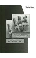 Accounting: Concepts and Applications and Financial Accounting, Working Papers