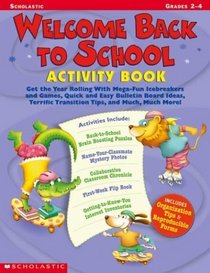 Welcome Back to School Activity Book (Grades 2-4)