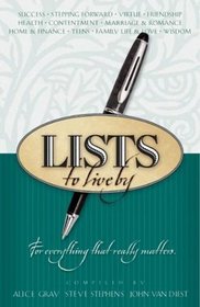 Lists to Live By: The Third Collection : For Everything That Really Matters