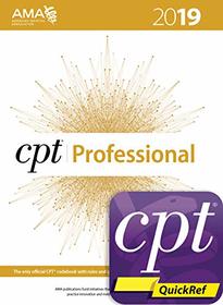 CPT 2019 Professional Codebook + CPT Quickref App Package