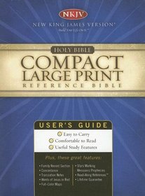 NKJV Compact Large Print Reference Bible: With End-of-Verse References